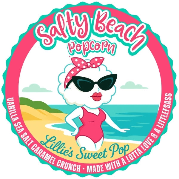 Salty Beach Popcorn from the Lake Life Popcorn Collection