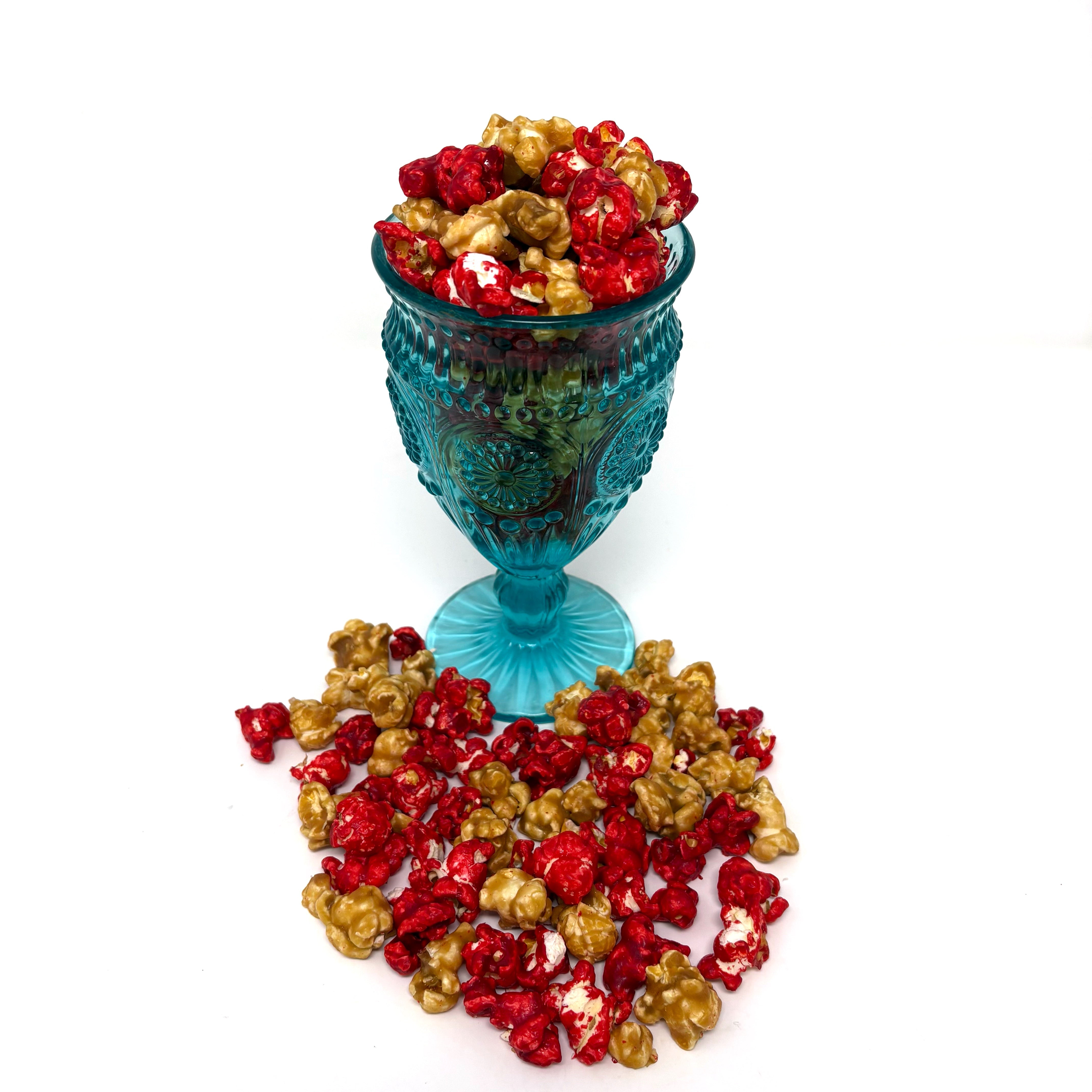 Our Cinnamon Caramel Crunch Popcorn brings the flavor of our warm, sweet cinnamon popcorn and our buttery salted caramel popcorn together to create a delectable, cozy blend.