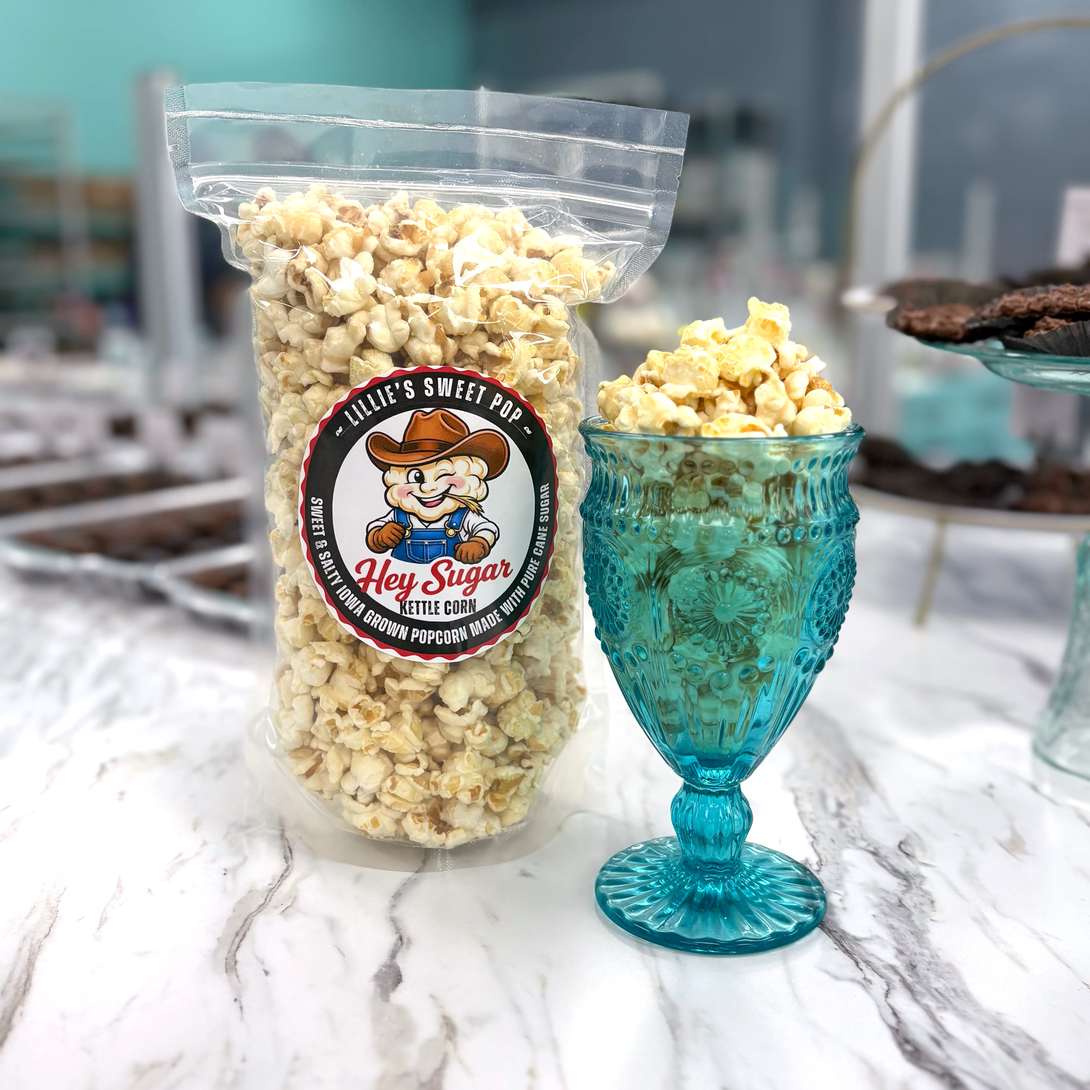Hey Sugar Kettle Corn brings in the perfect balance of sweet and salty!