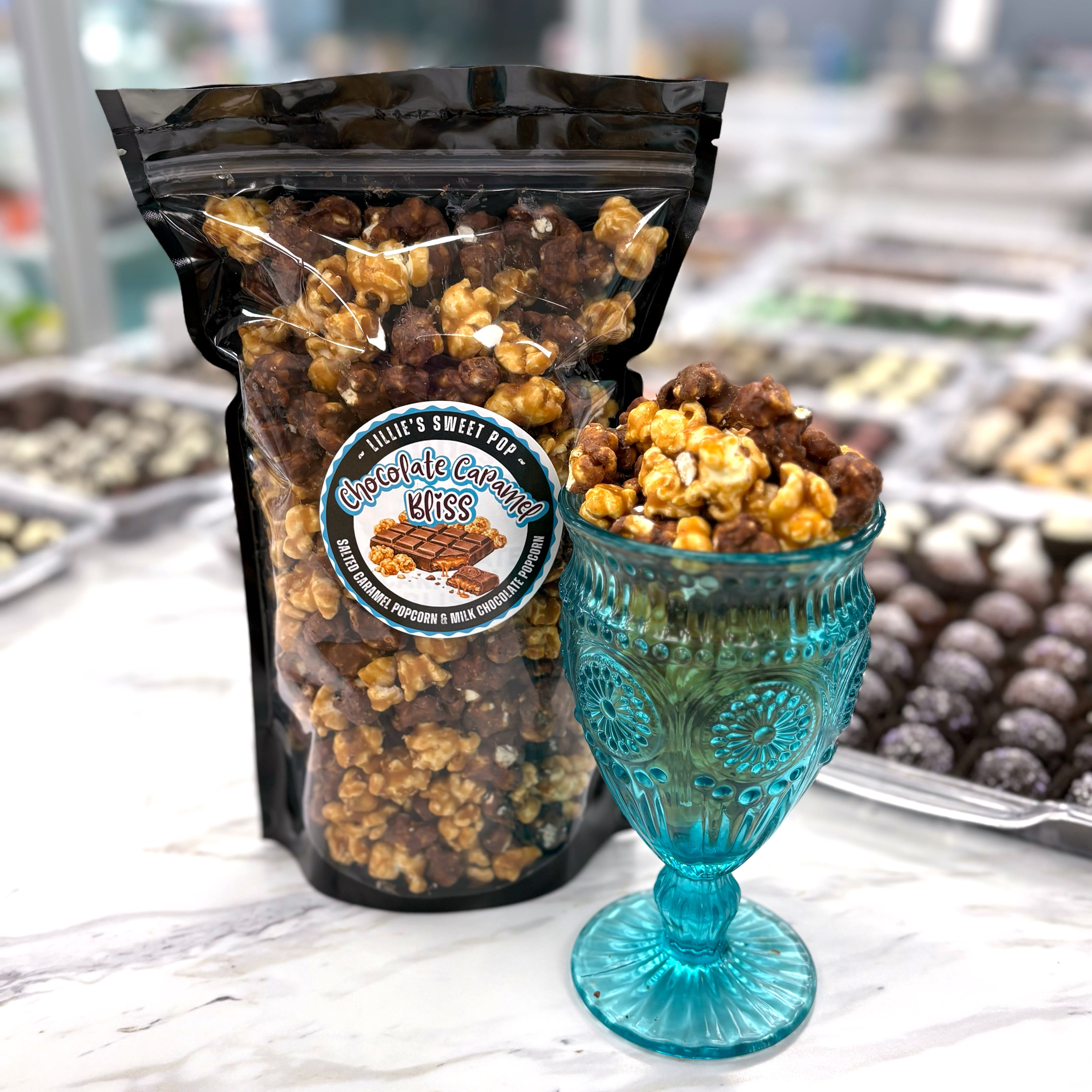 Chocolate Caramel Bliss Popcorn