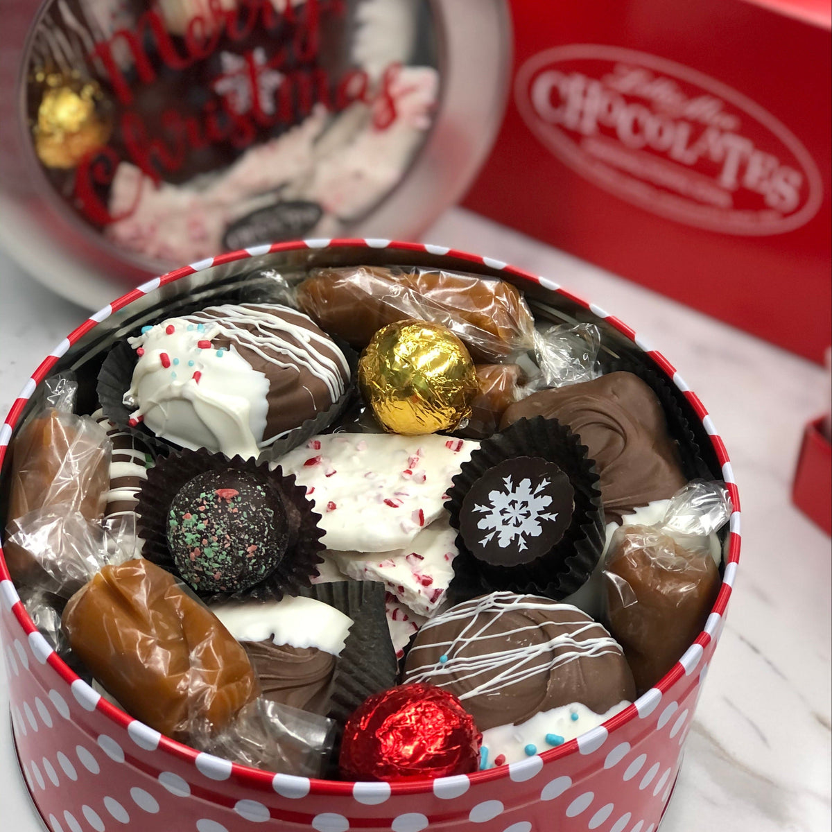 over two pounds of holiday treats