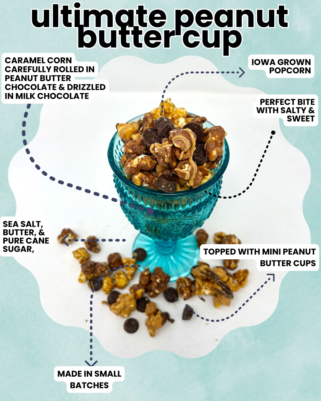 Fall Lovers Bundle - Salted Caramel Corn, Caramel Apple Pop, Ultimate Peanut Butter Cup, & Salty Dog